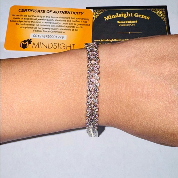Jewelry - 1cttw Real Diamond Bracelet, Natural Earth mined diamond bracelet for women, HOT